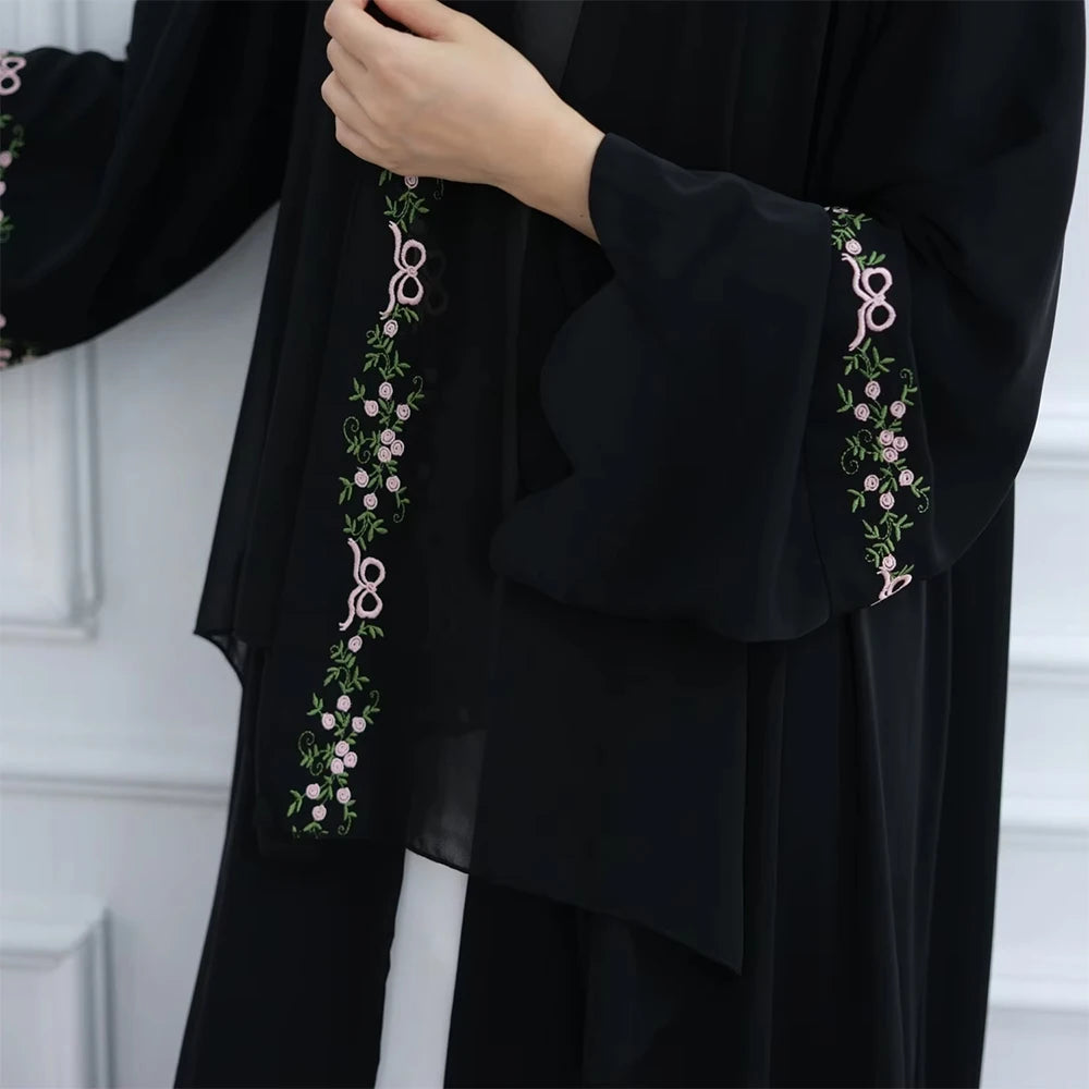 Rose Bow Abaya