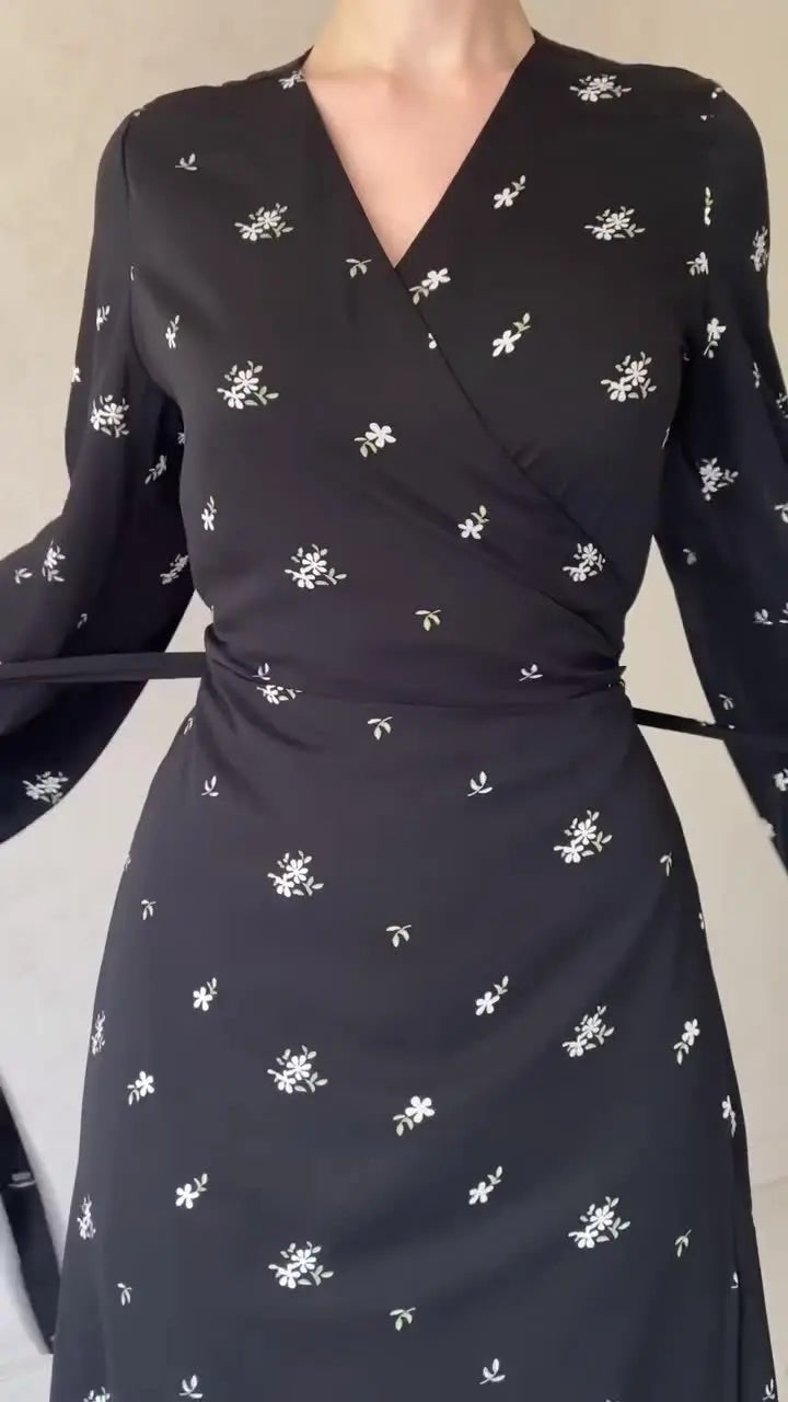 Zahrat Al-Layl Wrap Dress