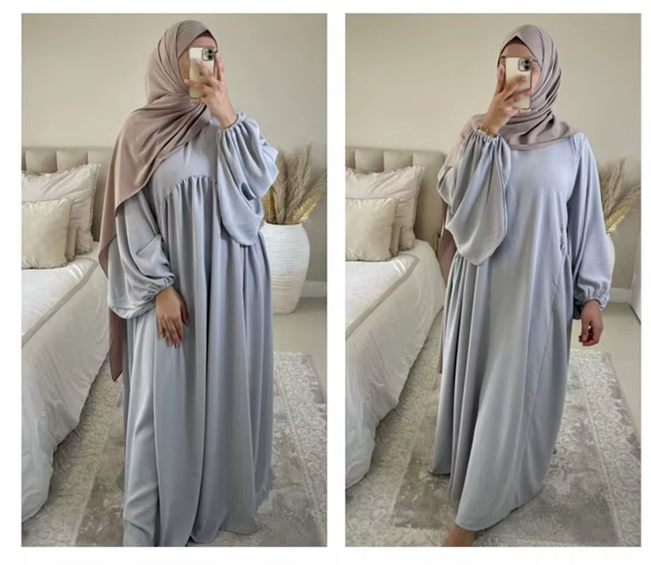Aaliyah Balloon Sleeve Abaya