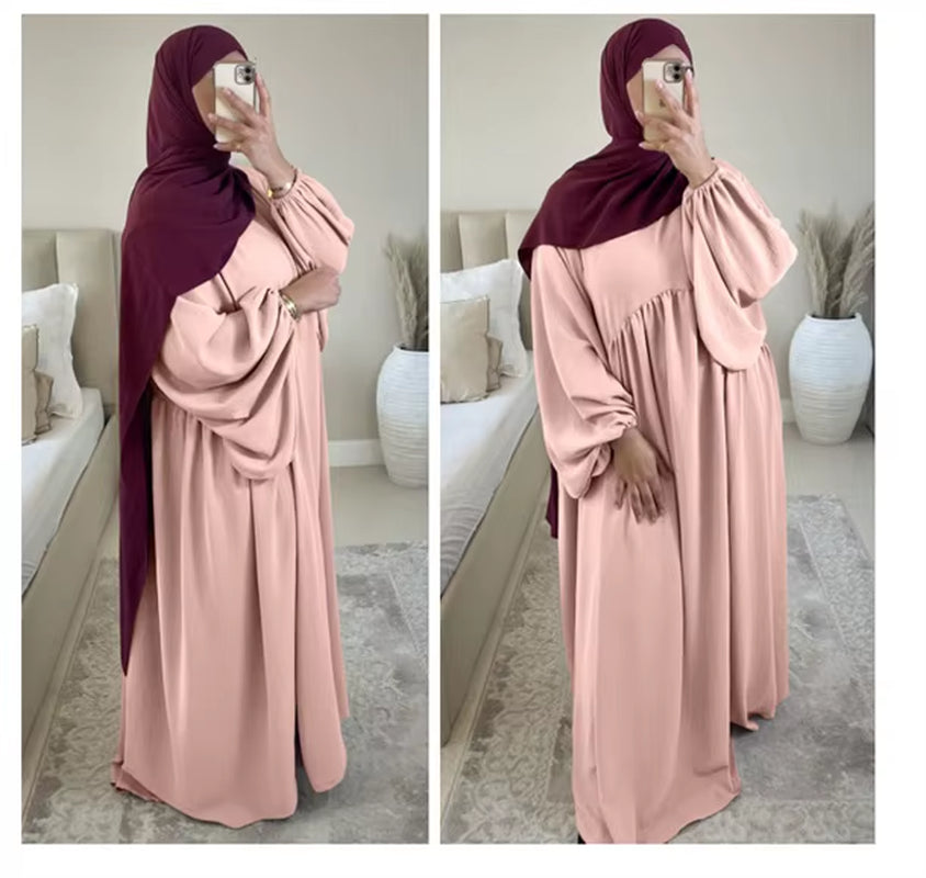 Aaliyah Balloon Sleeve Abaya