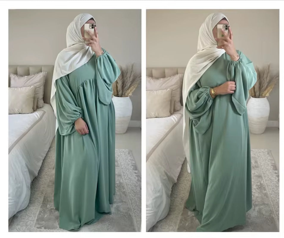 Aaliyah Balloon Sleeve Abaya