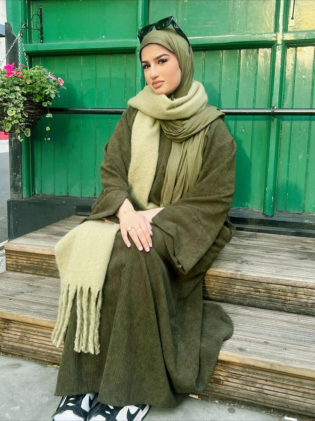 Layali Luxe Corduroy Abaya