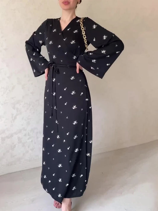 Zahrat Al-Layl Wrap Dress