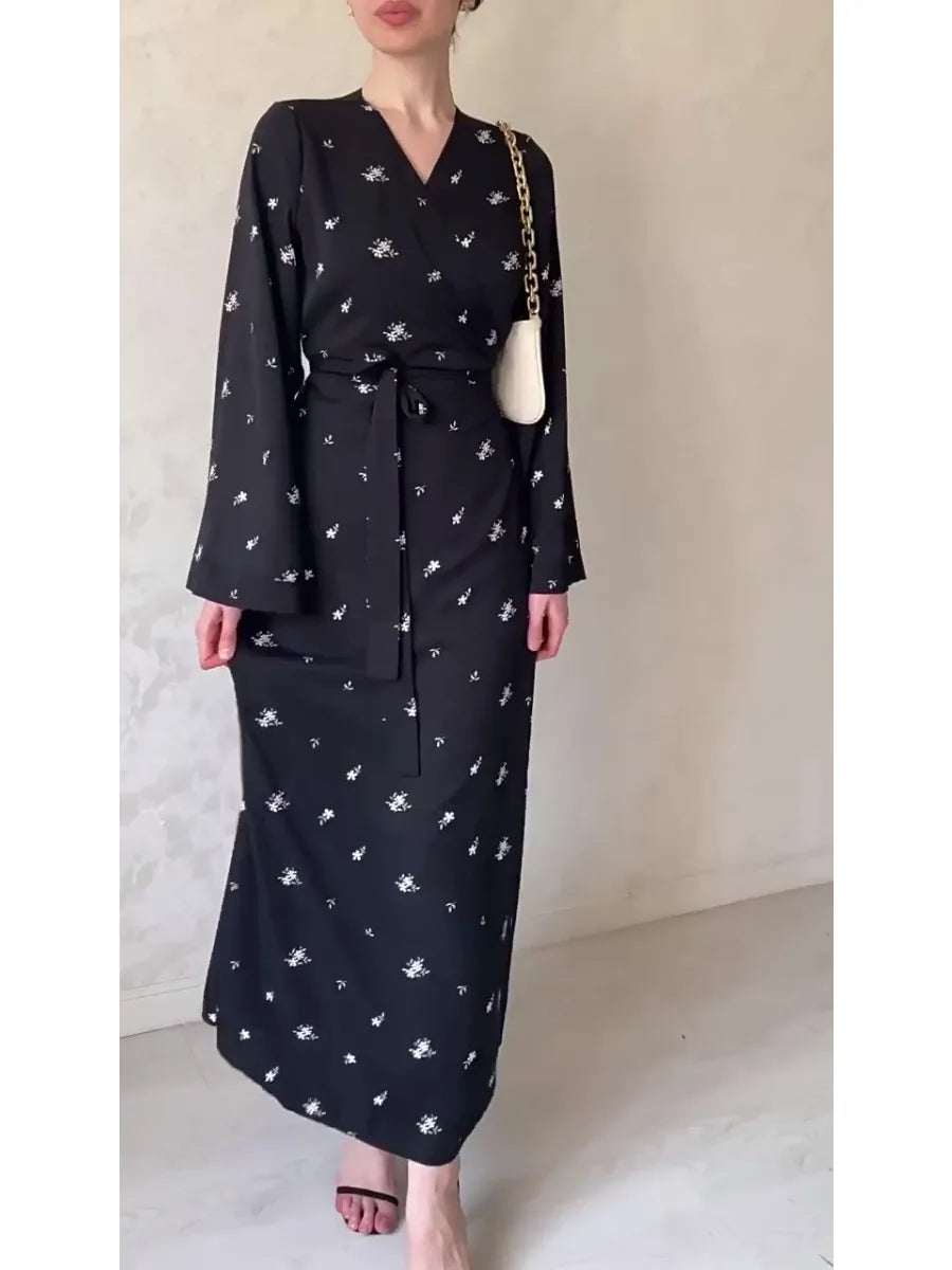 Zahrat Al-Layl Wrap Dress
