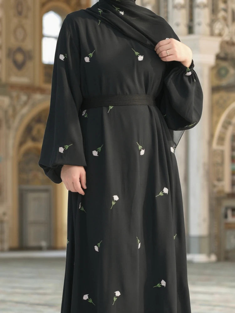 Floral Abaya