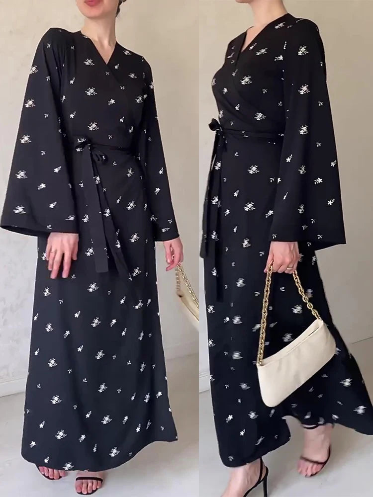 Zahrat Al-Layl Wrap Dress