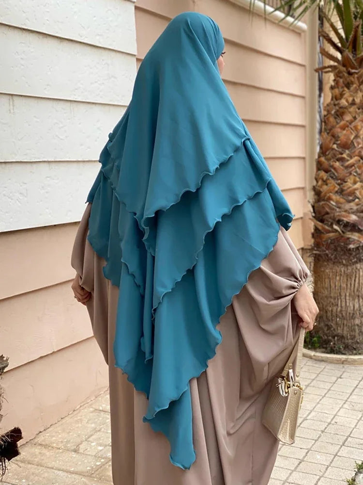Ruqayyah Khimar | Three-Layer Flow