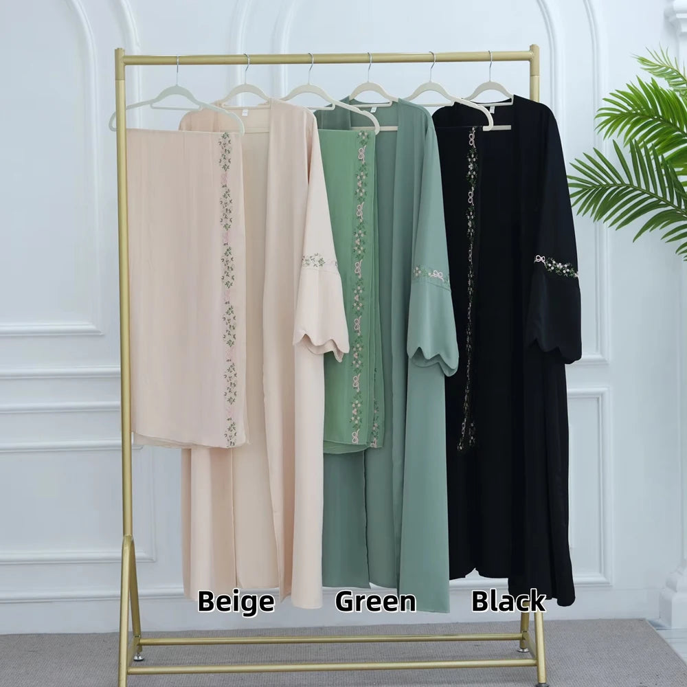 Rosé Bow Abaya