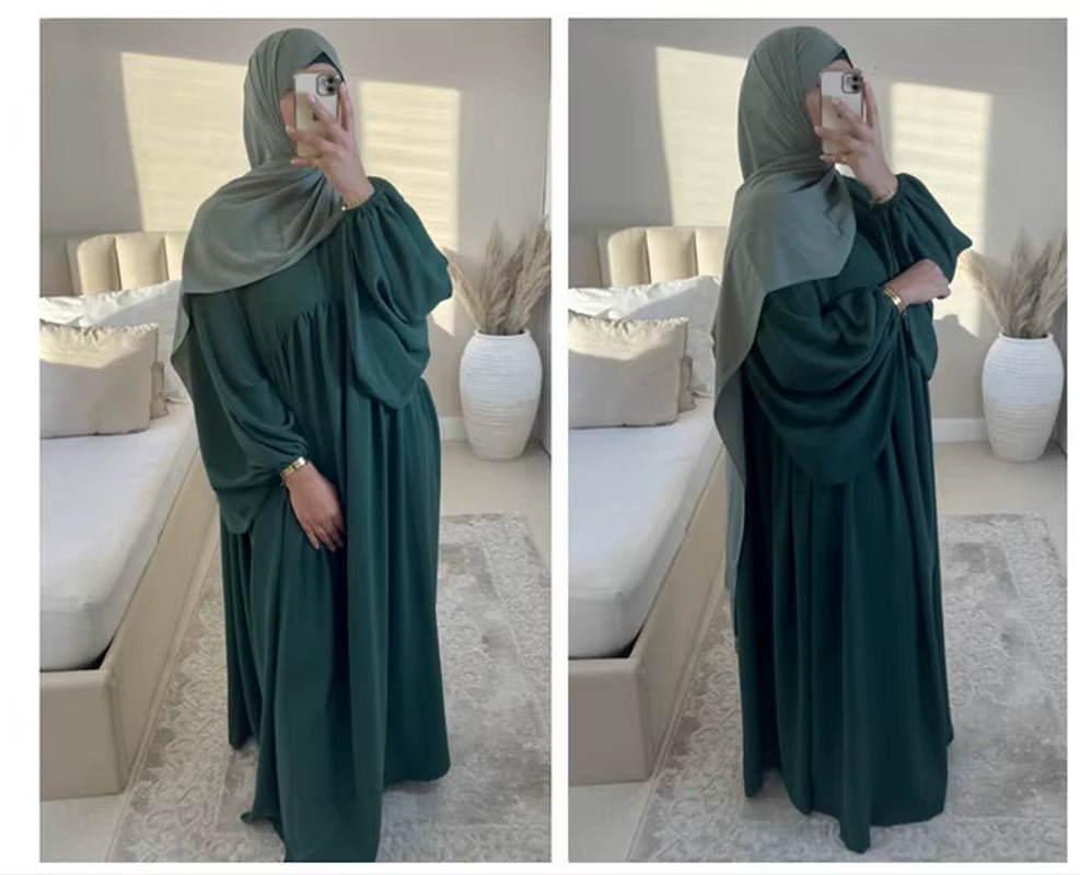 Aaliyah Balloon Sleeve Abaya