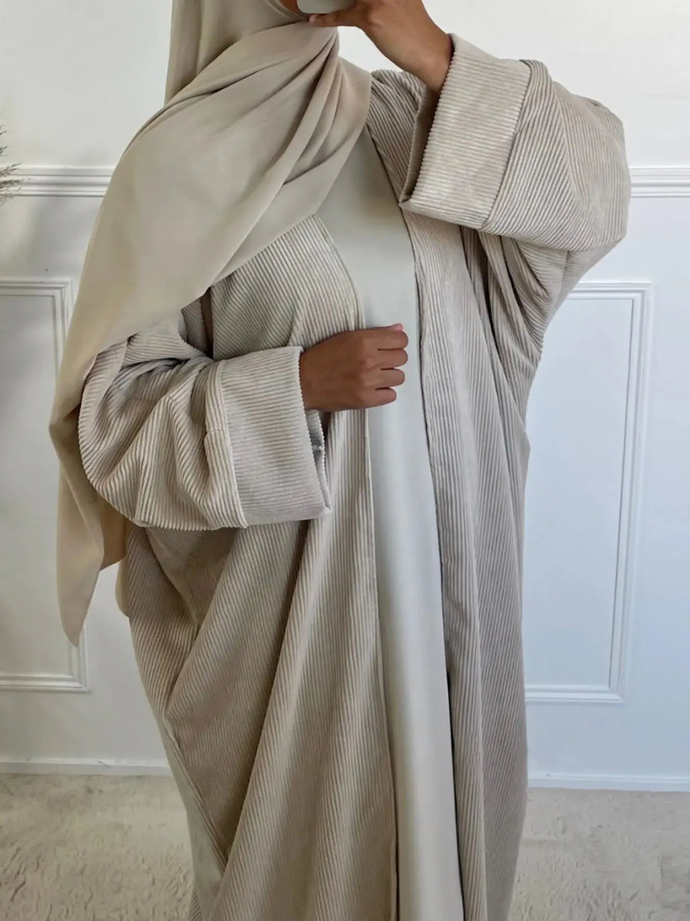 Winter Corduroy abaya